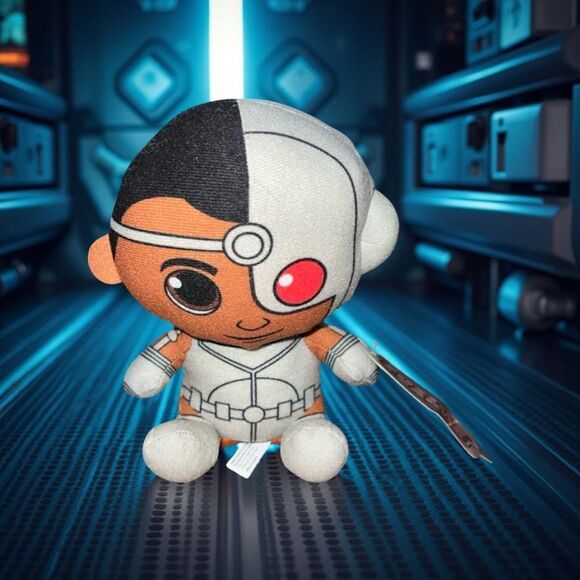 NWT DC Justice League Cyborg Plush Stuffed Plush 7” - Picture 1 of 3